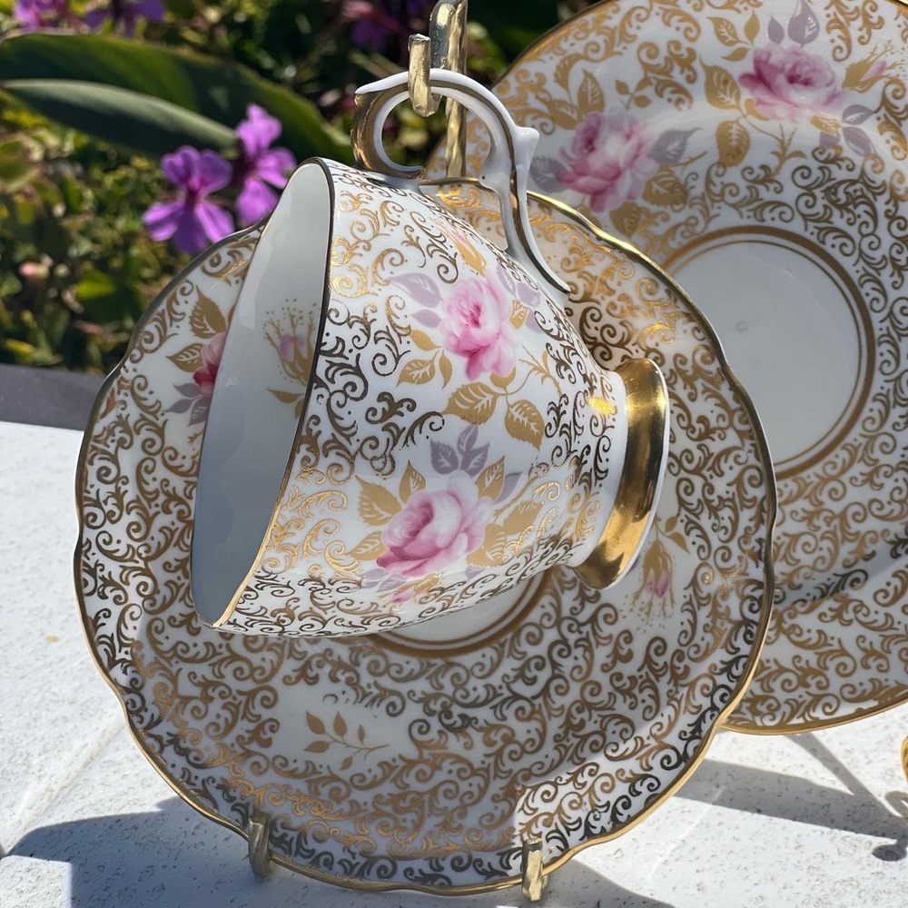 Vintage 1930s Royal Stuart Stevenson Tea Trio